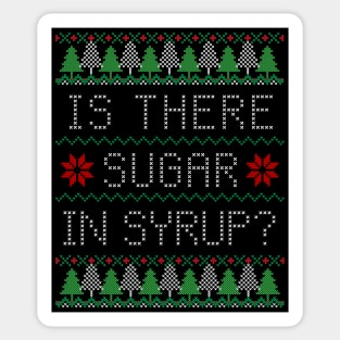 Is There Sugar In Syrup? Sticker